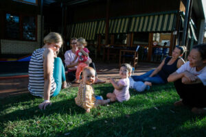 Mothers and babies at Canberra Mothercraft Society at QEII