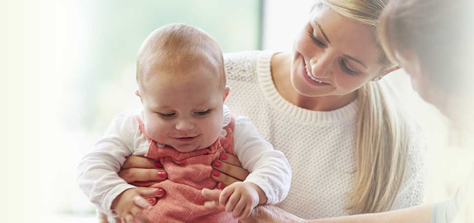 Baby and mum