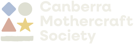 Canberra Mothercraft Society logo font light 3